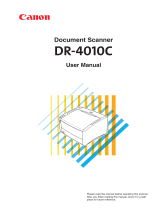 Canon DR-4010C User manual