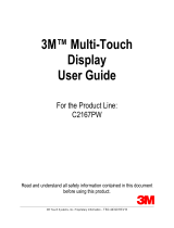 3M Multi-Touch PCAP Displays User manual