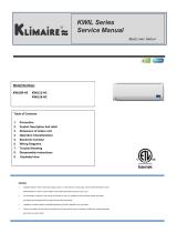 Klimaire KWIL18-H2 User manual