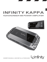Infinity K5 User manual