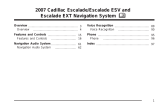 Cadillac ESCALADE 2007 Navigation Guide