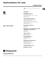 Hotpoint WDF 756P UK User manual