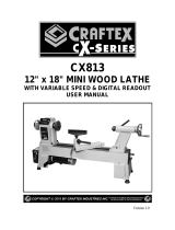 Craftex CX Series CX813 Owner's manual