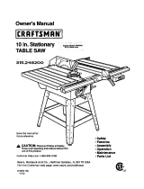 Craftsman 315248200 Owner's manual