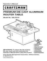 Craftsman 32037610 Owner's manual