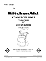 KitchenAid KM25G0XWH4 Template