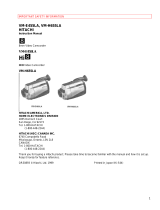 Hitachi VM-H655LA User manual