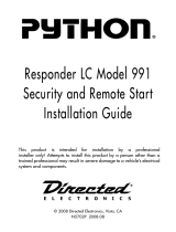 Python Responder LC Model 991 Installation guide