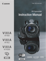 Canon Vixia HF-R52 User guide