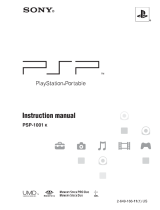 Sony PSP1.5 User manual