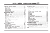 Cadillac SRX 2006 Owner's manual