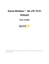 Sierra Wireless 4G LTE Tri-Fi Hotspot User manual