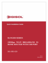 Digisol DG-HR1420 (H/W Ver. A1) Quick Installation Guide