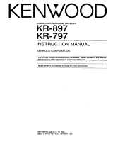 Kenwood KR-797 Owner's manual