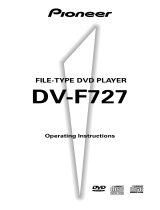 Pioneer DV-F727 User manual
