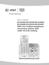 AT&T DECT EL52419 User manual