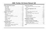 Pontiac G6 2008 Owner's manual