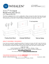 Whalen 3-in-1 TV Stand User manual