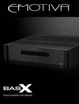Emotiva BasX A-150 User manual
