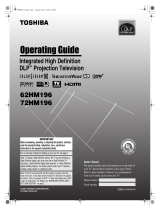 Toshiba 62HM196 User manual