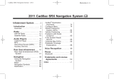 Cadillac 2011 Cadillac SRX Navigation Manual