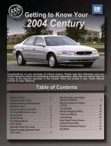 Buick Century 2004 User manual