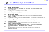 Buick Regal 1999 Owner's manual