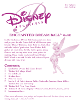 Mattel Disney Princess Enchanted Dream Ball Game Owner's manual