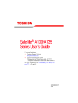 Toshiba A130-ST1311 User manual