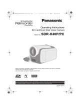Panasonic SDR-H40P User manual