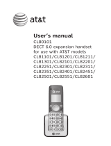 AT&T CL80101 User manual