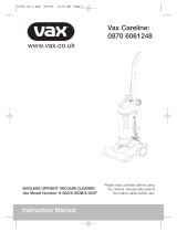 Vax 1500 Owner's manual