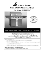 Sonoma SGR30MLP Owner's manual