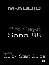 M-Audio ProKeys Sono 88 User manual