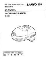 Sanyo SC-36A User manual