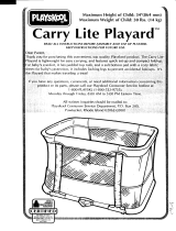 Hasbro CarryLite Playard Operating instructions