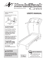 NordicTrack C2155 Treadmill User manual
