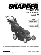 Snapper 2167519B Owner's manual