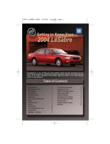 Buick LeSabre 2004 User guide