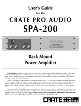 Crate SPA-200 User manual