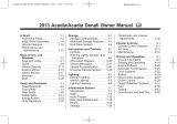 GMC 2013 Acadia Owner's manual