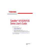 Toshiba M105-S3031 User guide