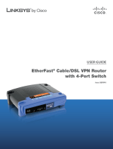 Linksys BEFVP41 - EtherFast Cable/DSL VPN Router User manual