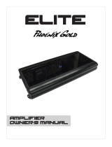 Phoenix Gold Elite 3200W Monoblock Amplifier User manual