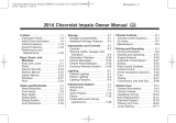 Chevrolet Impala 2014 Owner's manual