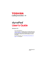 Toshiba DynaPad WT12PE A Series User guide