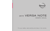 Nissan 2015 Versa Note Owner's manual
