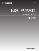 Yamaha NS-P285 Owner's manual