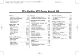 Cadillac ATS Owner's manual