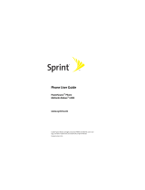 Sprint Nextel Motorola Deluxe ic902 User manual